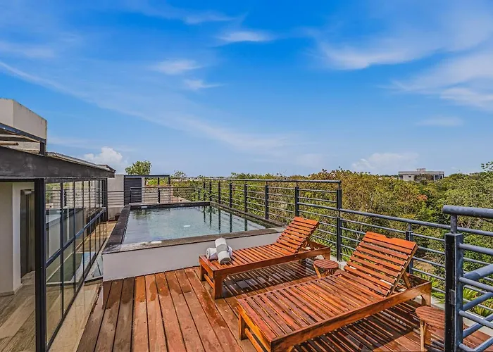 Appartement Serene 3br Penthouse W Private Pool | Roof | Gym